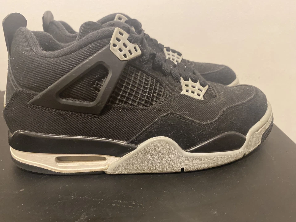 Nike Air Jordan 5 Retro Black/White Sneakers Size 7.5 Womens - Image 2 of 4