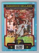 DeMarcco Hellams Rookie 2023 Score Stars #/299 Atlanta Falcons