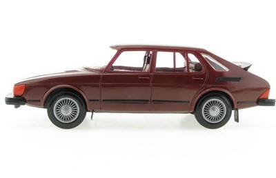Stahlberg SAAB 900 Turbo 5-door rotbraun + bag 1980 1:20 Finland Plastik Auto
