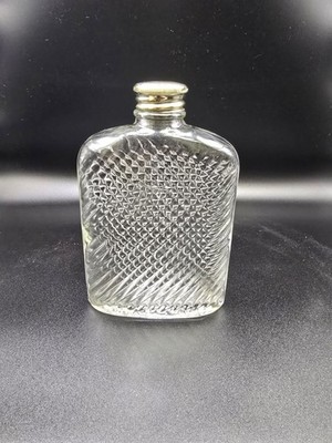 Antique Glass Hip Flask Universal Patented 1927 Find Nice Prohibition Era