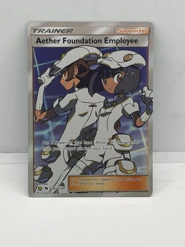 Aether Foundation Employee SV81/SV94 Hidden Fates: Shiny Vault Holo