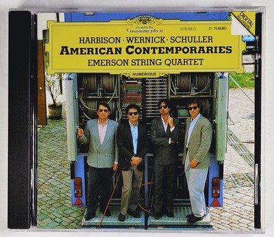 Emerson String Quartet AMERICAN CONTEMPORARIES Used CD Harbison Wernick Schuller
