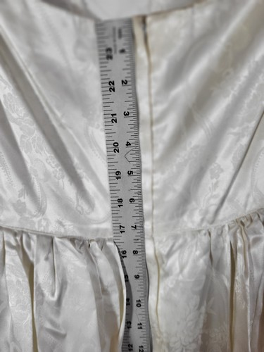 Vintage Gunne Sax Brautkleid Größe 11 elfenbeinfarben mit Mantel 3/4 Länge Brautjungfer - Bild 14 von 24