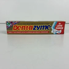 Dentazyme Family Toothpaste with Flouride and Breath Freshener, Original 5.7 oz