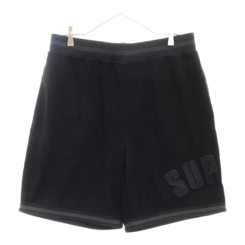 Short SUPREME 24SS ultrasuède maille ultra daim noir occasion 0b3ed338f4e4906