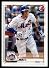 Jeff McNeil 2020 Bowman #77 New York Mets MLB READ FREE SHIPPING AutographDen