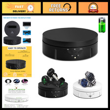 Motorized 360 Rotating Display Stand, 5.74" 22lbs Load for Jewelry, Models, Cak