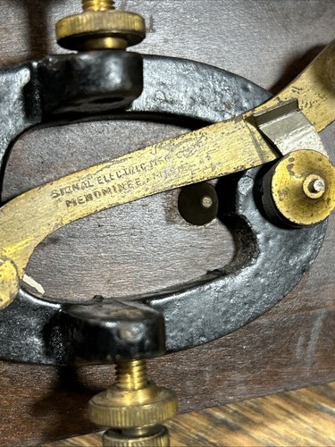 Vintage Signal Electric Mfg. Co. Telegraph, Missing Key - Zdjęcie 2 z 3