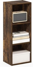 PASIR Book Shelf 3-Tier Bookshelf Bookcase W/ Open Shelves 9 x 12 x 32 Living