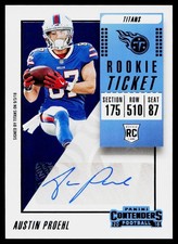 2018 Panini Contenders #212 Austin Proehl Rookie Ticket Autograph
