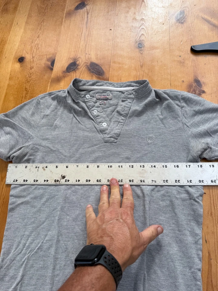 COTTON & SILK HENLEY SHORT WOMENS SZ SMALL F13 - Image 2 of 4