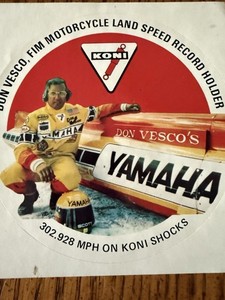 Don Vesco Land Speed Decal