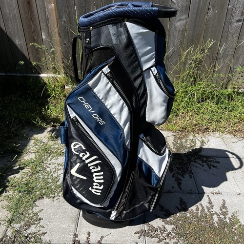 Callaway Chev Org 14 Way Blue/Black Golf Cart Bag No Carry Sling!