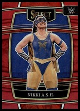2022 Panini Select WWE #54 Nikki A.S.H. Red Prizms #/249