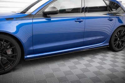 Maxton Design Seitenschweller Ansatz (Paar) V.2 passend für Audi RS6 C7 / C7 FL
