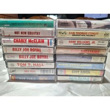 16 Country Cassette Lot NM Tested Hank Williams Jr Don Williams Tanya Tucker