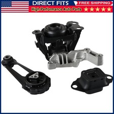 3x Engine Motor & Trans Mount Kit For 2014 2015 2016 2017 Nissan Versa Note 1.6L