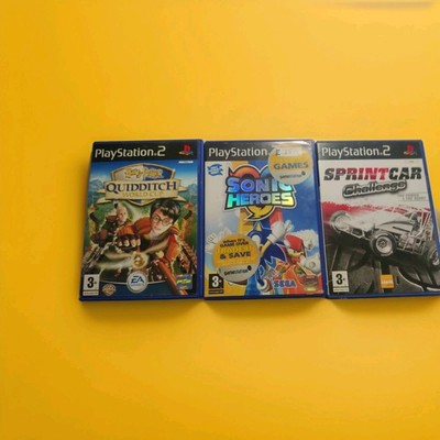 PS2 Spielepaket Harry Potter, Sprint Car Challenge, Sonic Heroes PlayStation 2