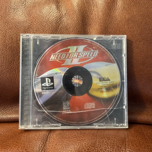 Need for Speed II Sony PlayStation 1 1997, No Manual, Case Cracked, Tested Works
