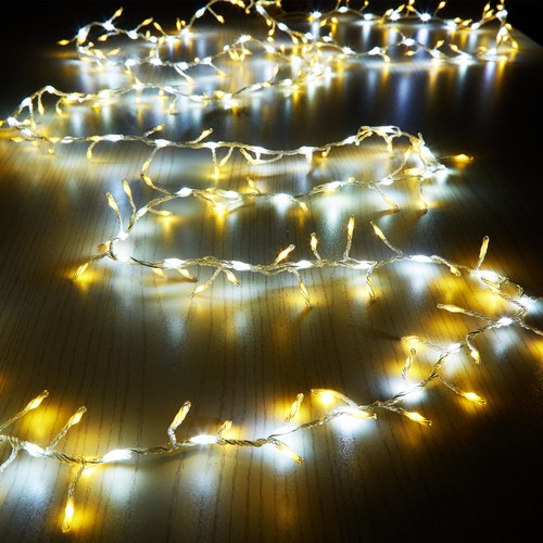 IMAGE Outdoor String Lights 300 LED Cluster Lights Waterproof Party Wedding 5M