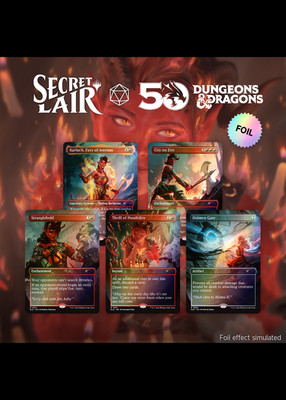マジック：ザ・ギャザリング Secret Lair D&D: KARLACH'S RAGE MTG Secret Lair x D&D: Karlach's Rage Foil Edition BOX | eBay