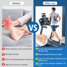 Pack of 10 Toe Spacers for Overlapping Toes, Gel Toe Separators for Men and W...