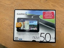 Garmin nüvi 50LM GPS navigation system.