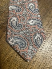 Men s Paisley 100 Silk Tie 58 Long