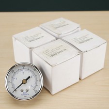 4PK Air Pressure Gauge 0-60 PSI 1/4 NPT Back Mount 2" Dial 102D-204D BONUS gage
