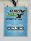 2 KROQ Backstage Laminates, 1999 Acoustic Christmas & 2000 Weenie Roast — photo 3