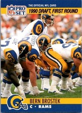 1990 Pro Set - Draft Bern Brostek #691 (RC)