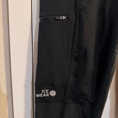 Icewear SALKA Black WOMEN HIKING LEGGINGS Activewear Size Large - Picture 6 of 9