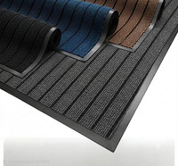 Heavy Duty Rubber Barrier Mat Non Slip Large Door Mat Indoor Outdoor Entrance Ru