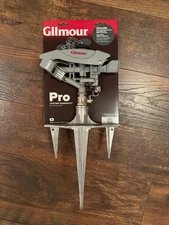 NEW Gilmour Pro Metal Spike Base Impulse Sprinkler 8500 sq. ft.
