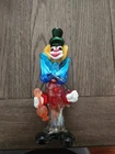 Hand Blown Art Glass Circus Clown Figurine
