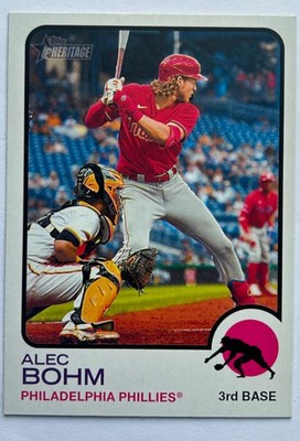 2022 Topps Heritage High Number, Alec Boehm #595