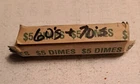 60s & 70s Dimes Roll Of 50