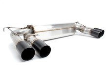 D660-0054a-blk Dinan Free Flow Axle-back Exhaust - 2015-2019 Bmw X5mx6m