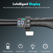 Electric Scooter with Seat 1500W 25MPH 45 Miles Range14" Tire with Box US 11