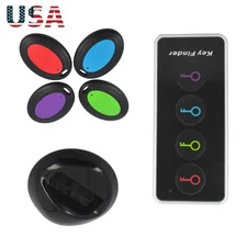 4in1 80dB Wireless Key Wallet Finder Remote Control Lost Locator Finder Alarm B