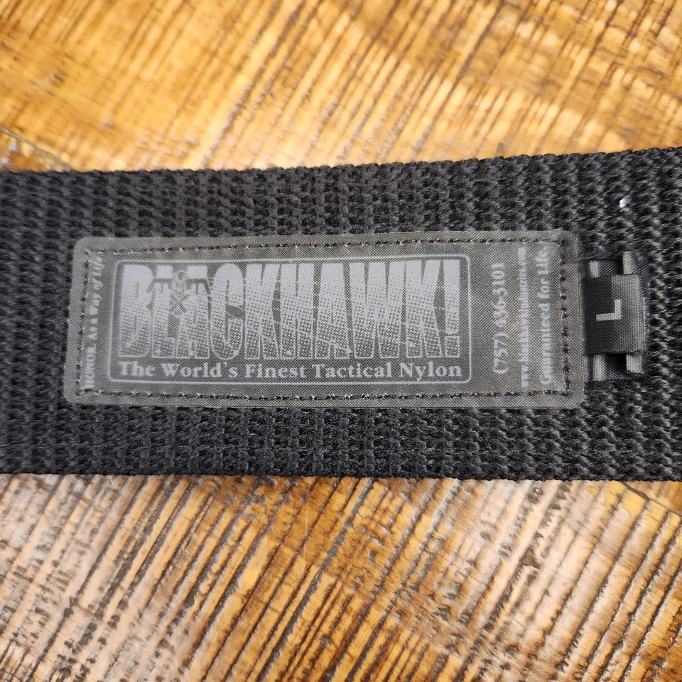 Cinturón Blackhawk 44B10LGBK 2,25" Web Duty - Negro (Grande) Foto 3 de 4