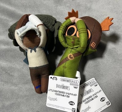 Little Nightmares Plush Toy Doll Alone Low Set of 2 Bandai 14cm Japan 2025