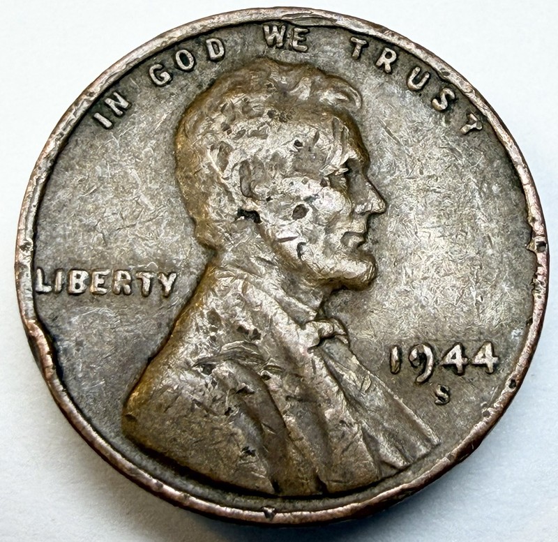 1944 S  American Lincoln Wheat Penny,  For your penny book!