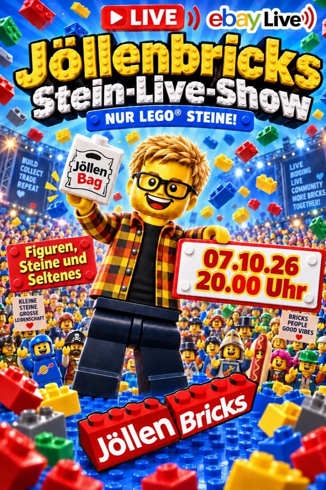 JöllenBricks - 7. LEGO® Ebay Live Show - StarWars Minifiguren - mit PADDEL