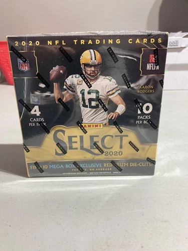 2020 select football  Mega Box Factory Sealed Exclusive Red Die Cut Prizm