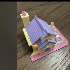 Vintage 1993 Bluebird Polly Pocket Pollyville School-NOT COMPLETE-lights Work