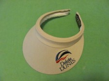 Vintage DUCKSTER - Dakota DUNES Visor Beige Tan Golf Hat/Cap. Made in USA.
