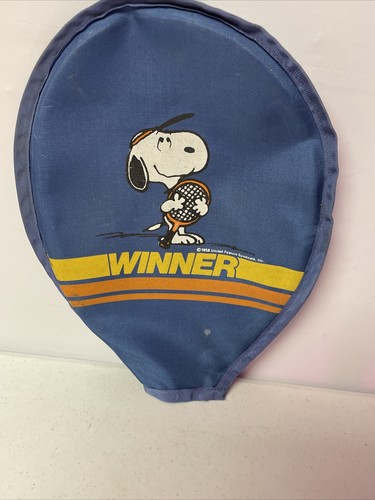 Vintage Wilson Tennis Racket Chris Evert American Cover Blue Winner Snoopy 4 3/8 - Picture 5 of 13