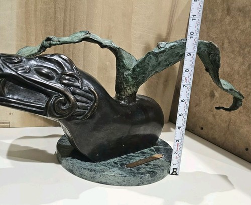 Bronze Sculpture With Artist Signature "MESTIZO"  - Afbeelding 16 van 17