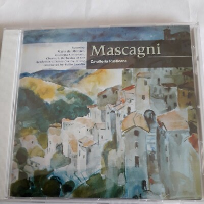MASCAGNI CAVALLERIA RUSTICANA CD NEW DEL MONACO SERAFIN SIMIONATO MacNEIL SATRE